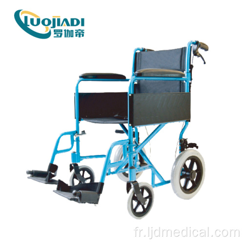 Fauteuil roulant manuel en aluminium économique modèle de base